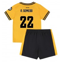 Wolves Nelson Semedo #22 Replica Home Minikit 2024-25 Short Sleeve (+ pants)